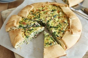 SPINACH AND CHEESE QUICHE